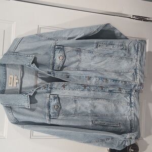 Madewell oversized trucker jacket in Fitzgerald wash